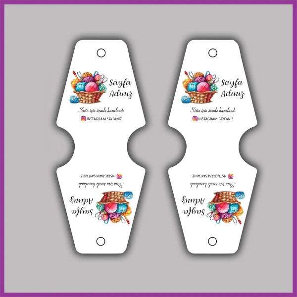 Kişiye Özel Logolu Takı ve Toka Kartı - BS135