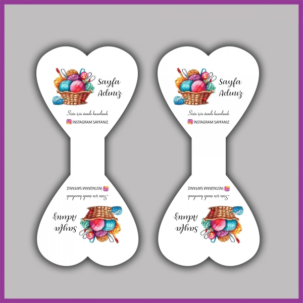 Kişiye Özel Logolu Takı ve Toka Kartı - BS136