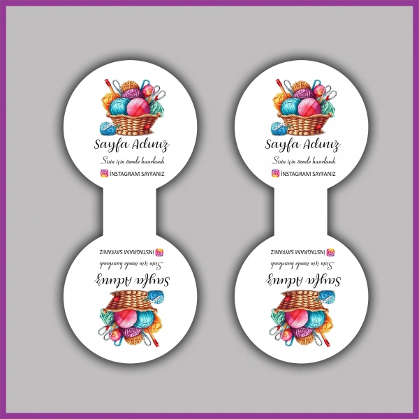 Kişiye Özel Logolu Takı ve Toka Kartı - BS137