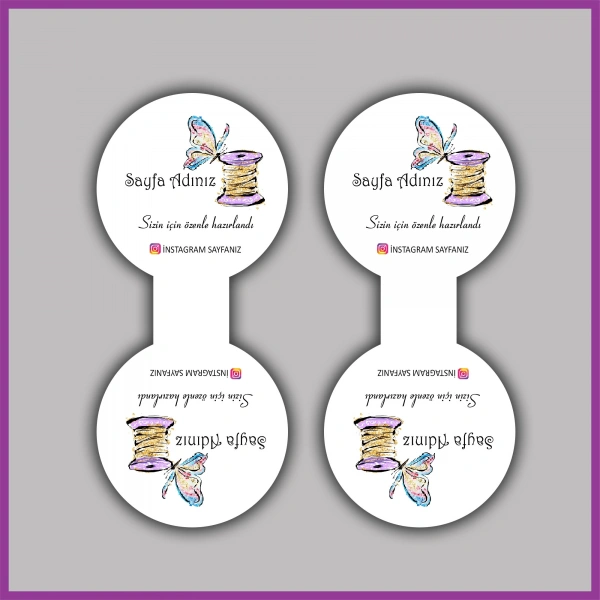 Kişiye Özel Logolu Takı ve Toka Kartı - BS147