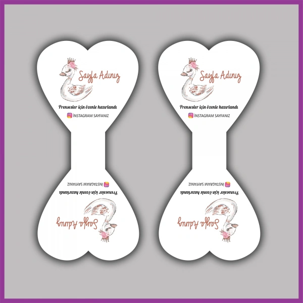 Kişiye Özel Logolu Takı ve Toka Kartı - BS156