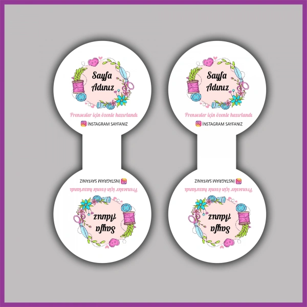 Kişiye Özel Logolu Takı ve Toka Kartı - BS167