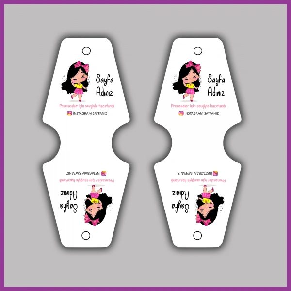 Kişiye Özel Logolu Takı ve Toka Kartı - BS175