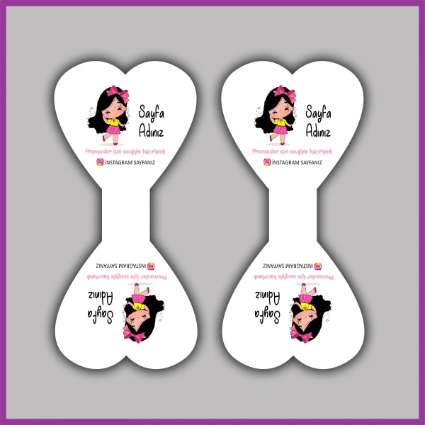 Kişiye Özel Logolu Takı ve Toka Kartı - BS176