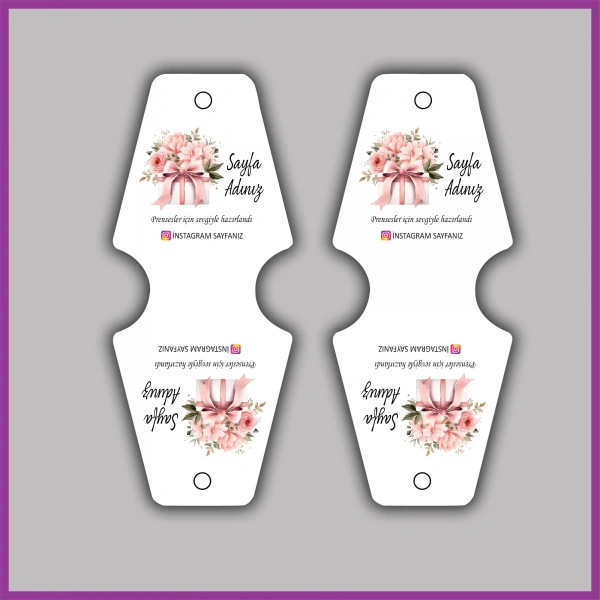 Kişiye Özel Logolu Takı ve Toka Kartı - BS185