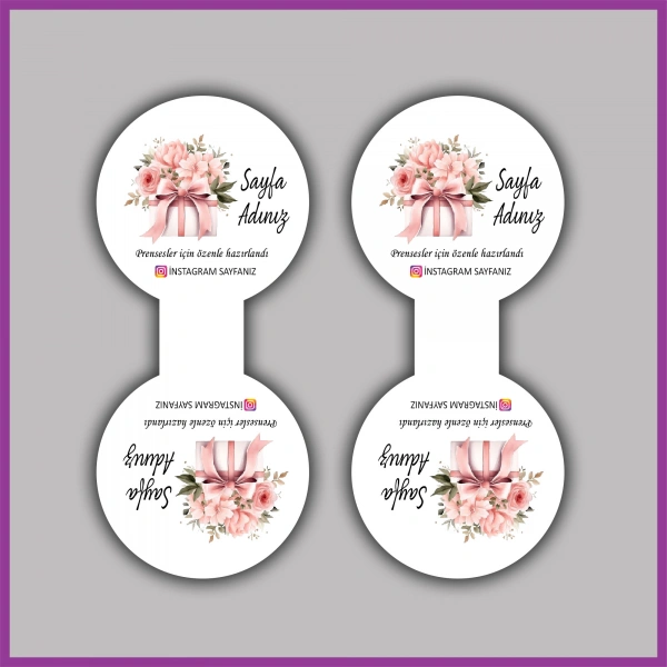 Kişiye Özel Logolu Takı ve Toka Kartı - BS187