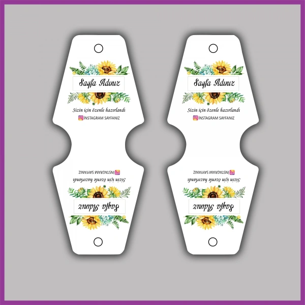 Kişiye Özel Logolu Takı ve Toka Kartı - BS195