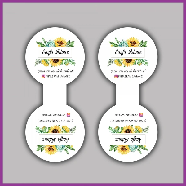 Kişiye Özel Logolu Takı ve Toka Kartı - BS197