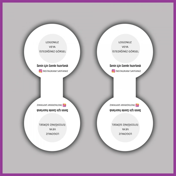 Kişiye Özel Logolu Takı ve Toka Kartı - BS211