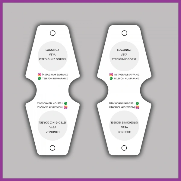 Kişiye Özel Logolu Takı ve Toka Kartı - BS213