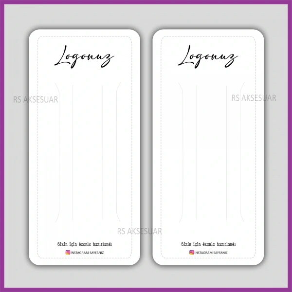 Kişiye Özel Logolu Toka Kartı -RS6294