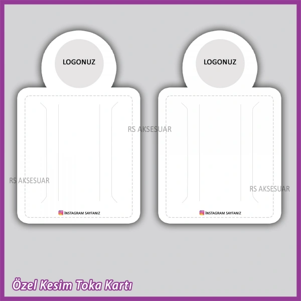 Kişiye Özel Logolu Toka - Takı Kartı