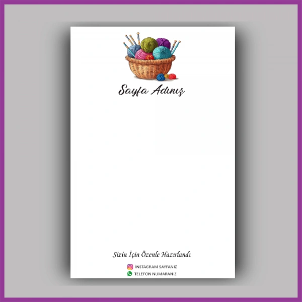 Kişiye Özel Logolu Toka - Takı Kartı - BS012