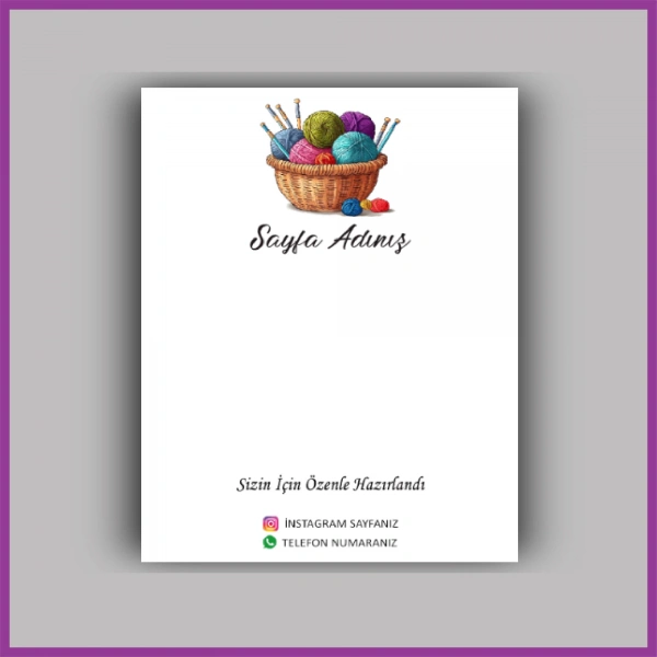 Kişiye Özel Logolu Toka - Takı Kartı - BS013