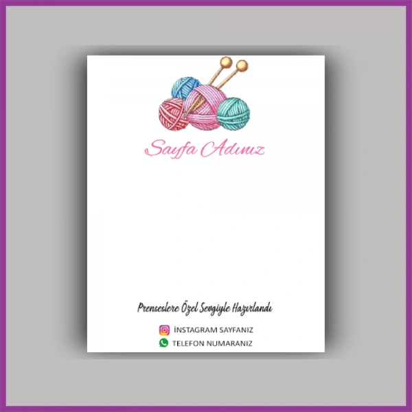 Kişiye Özel Logolu Toka - Takı Kartı - BS053