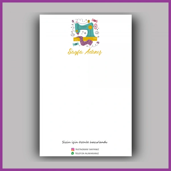 Kişiye Özel Logolu Toka - Takı Kartı - BS082