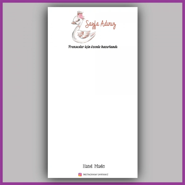 Kişiye Özel Logolu Toka - Takı Kartı - BS151