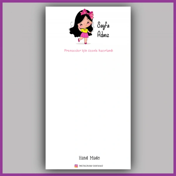 Kişiye Özel Logolu Toka - Takı Kartı - BS171