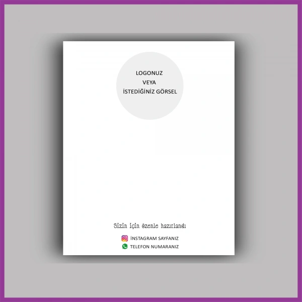 Kişiye Özel Logolu Toka - Takı Kartı - BS215