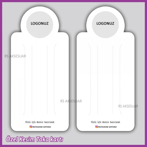 Kişiye Özel Logolu Toka - Takı Kartı