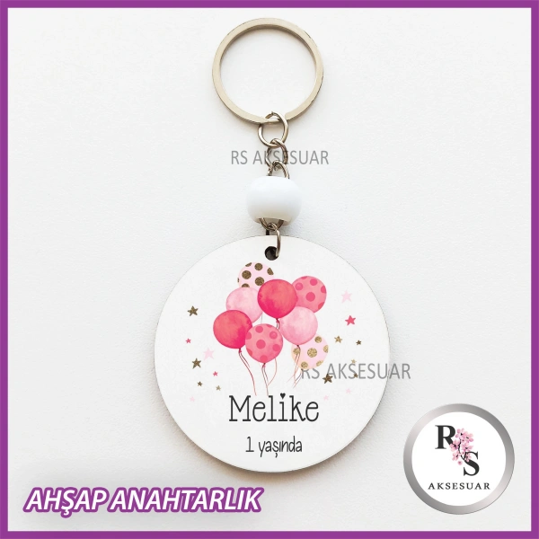 Balon Baskılı Anahtarlık -uv74