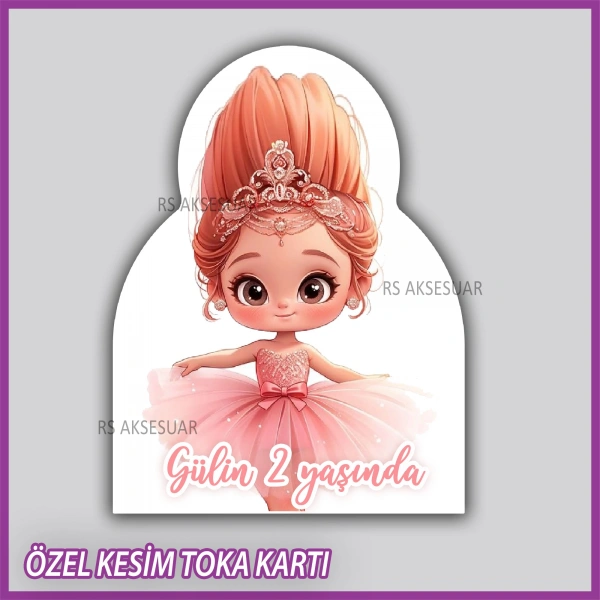 Lastik Toka Kartı -Bebek, Doğum Günü Hatırası - TK58