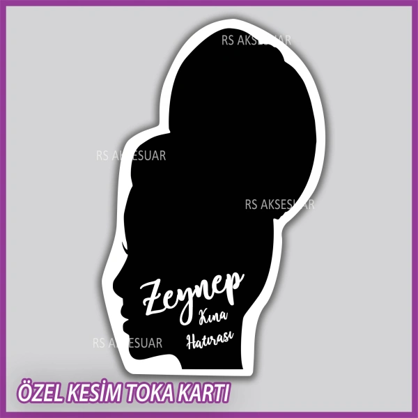 Lastik Toka Kartı -Nikah, Nişan, Kına Hatırası -TK40