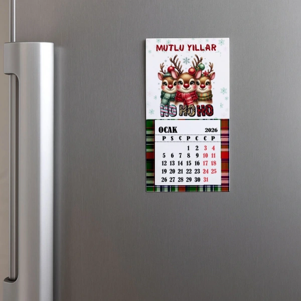 Magnetli Mini Takvim - Yılbaşı Hediyesi- YY6262