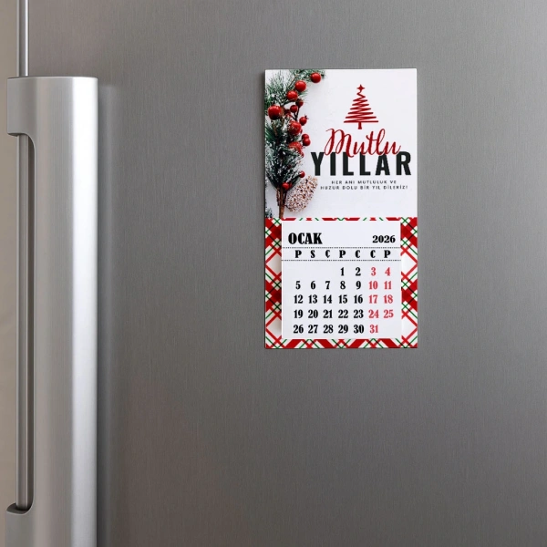 Magnetli Mini Takvim - Yılbaşı Hediyesi- YY6263