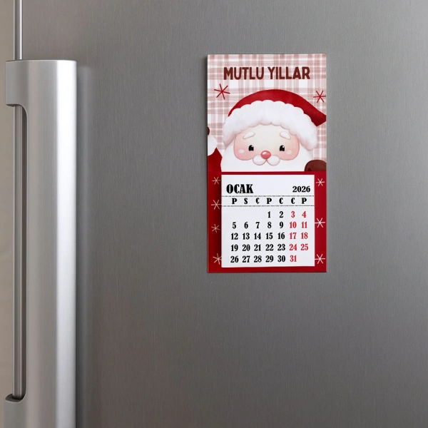 Magnetli Mini Takvim - Yılbaşı Hediyesi- YY6268