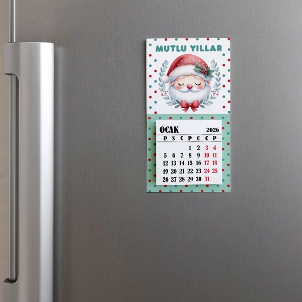 Magnetli Mini Takvim - Yılbaşı Hediyesi- YY6272