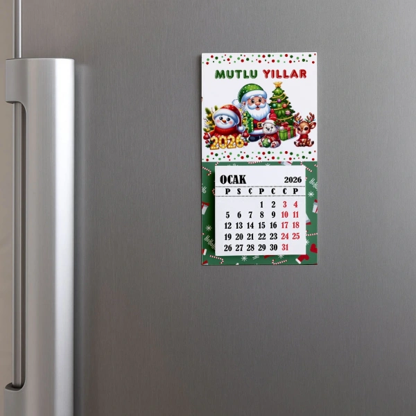 Magnetli Mini Takvim - Yılbaşı Hediyesi- YY6270