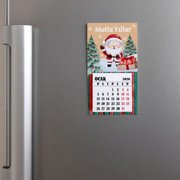 Magnetli Mini Takvim - Yılbaşı Hediyesi- YY6275