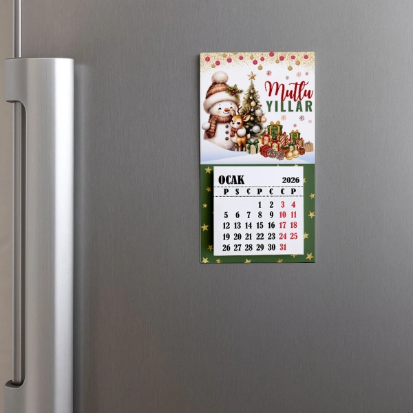 Magnetli Mini Takvim - Yılbaşı Hediyesi- YY6276