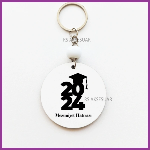 Mezuniyet Hatırası Baskılı Anahtarlık - rs5486