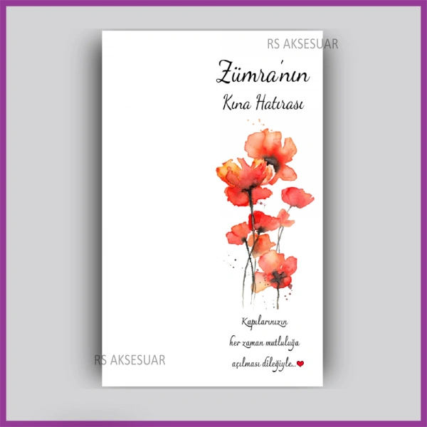 Nikah - Nişan Hediyelik Anahtarlık İsim Kartı