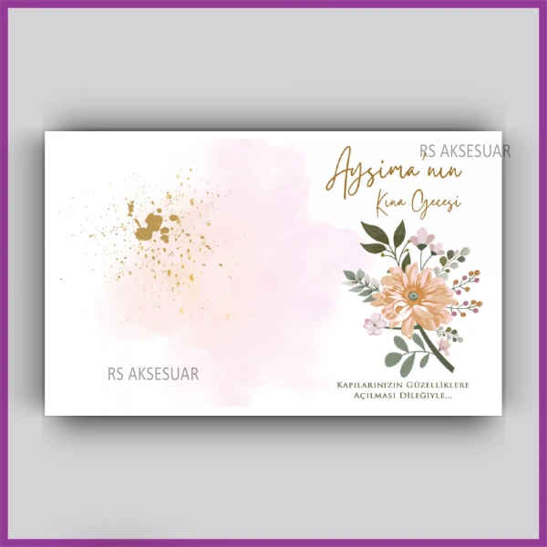 Nikah - Nişan Hediyelik Anahtarlık İsim Kartı