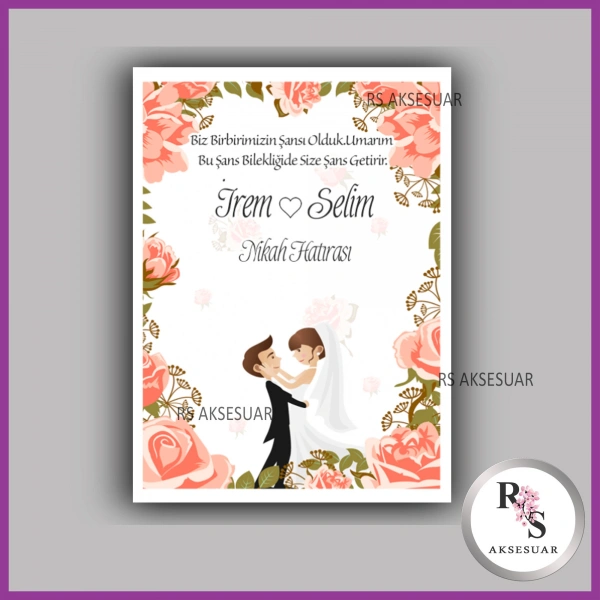 Şans Bileklik İsim Kartı -BK056