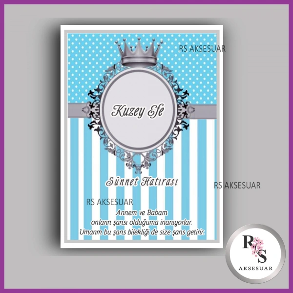 Şans Bileklik İsim Kartı -BK057