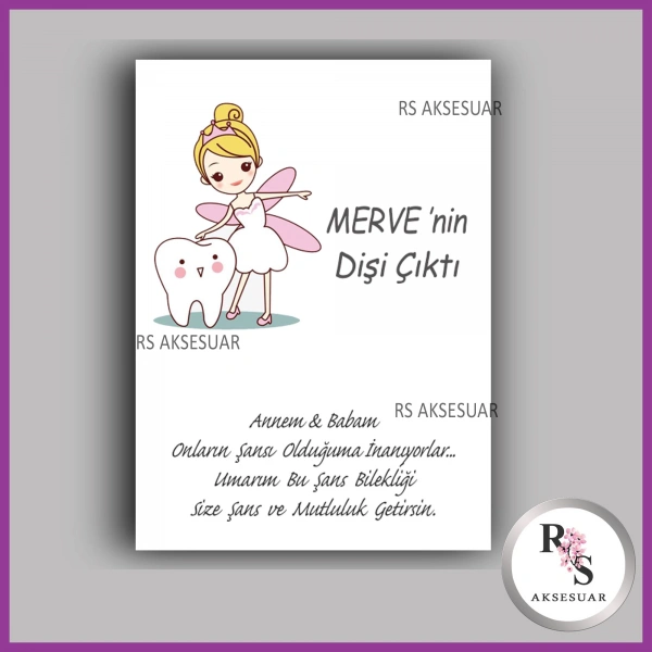 Şans Bileklik İsim Kartı -BK060