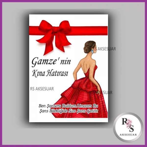 Şans Bileklik İsim Kartı -BK072