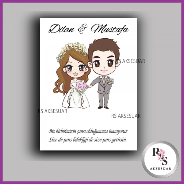 Şans Bileklik İsim Kartı -BK077