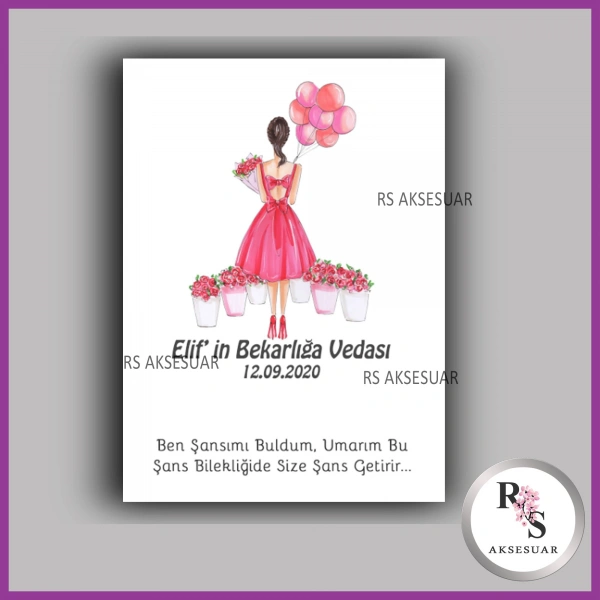 Şans Bileklik İsim Kartı -BK078