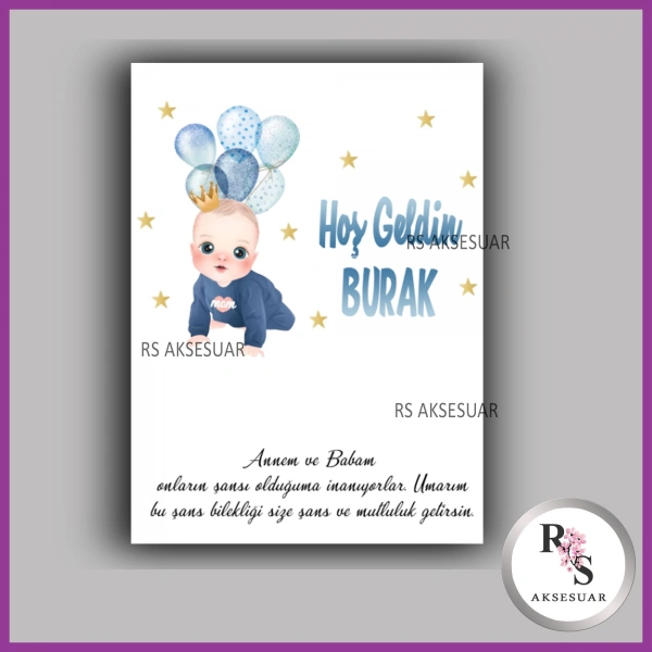 Şans Bileklik İsim Kartı -BK084