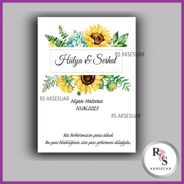 Şans Bileklik İsim Kartı -BK089