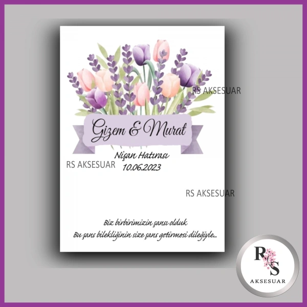 Şans Bileklik İsim Kartı -BK090