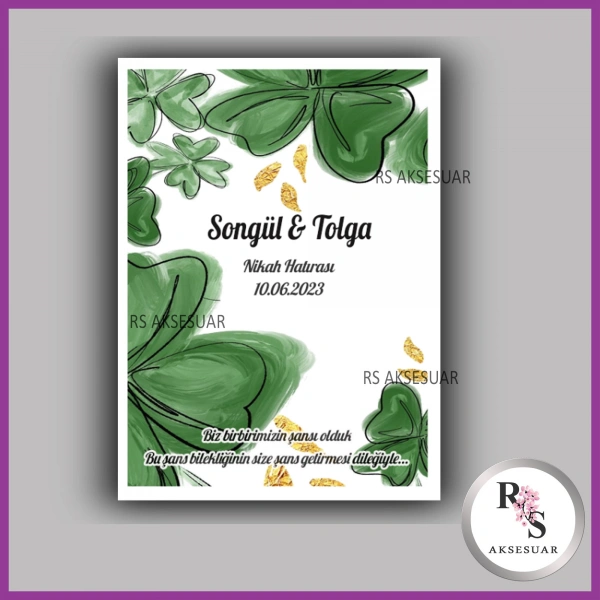 Şans Bileklik İsim Kartı -BK092