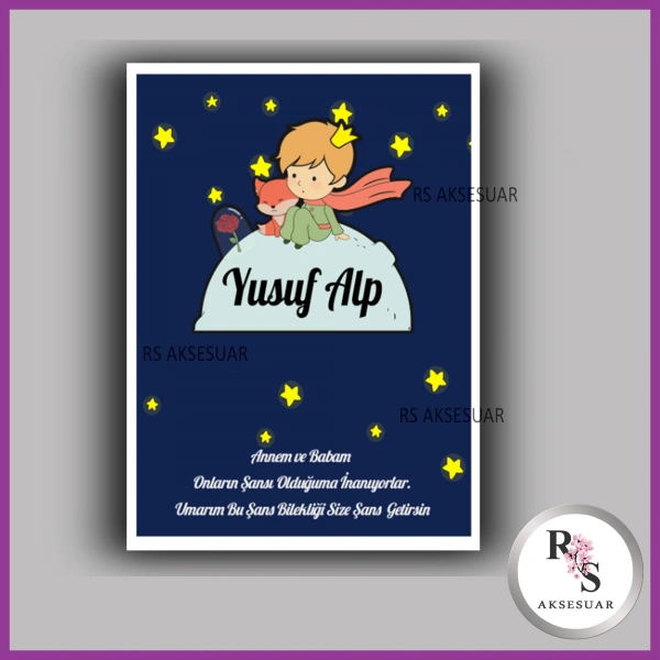 Şans Bileklik İsim Kartı -BK095