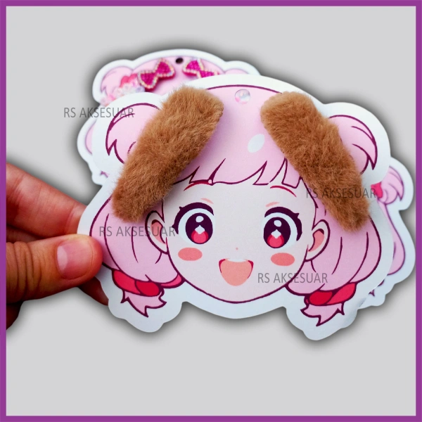 Sevimli Kız Çıtçıt ve Klips Toka - Takı Kartı