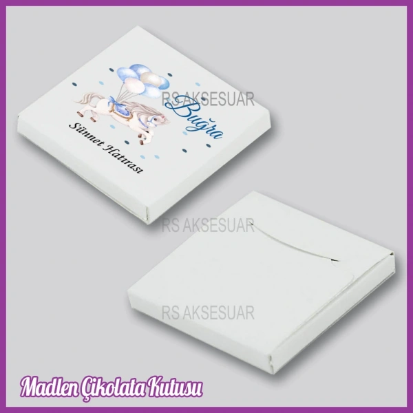 Tekli Madlen Bebek Çikolata Kutusu - K007